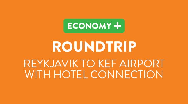 Product image for Airport Direct Economy + Hotel pick up (Round trip Reykjavik to Keflavik airport) 